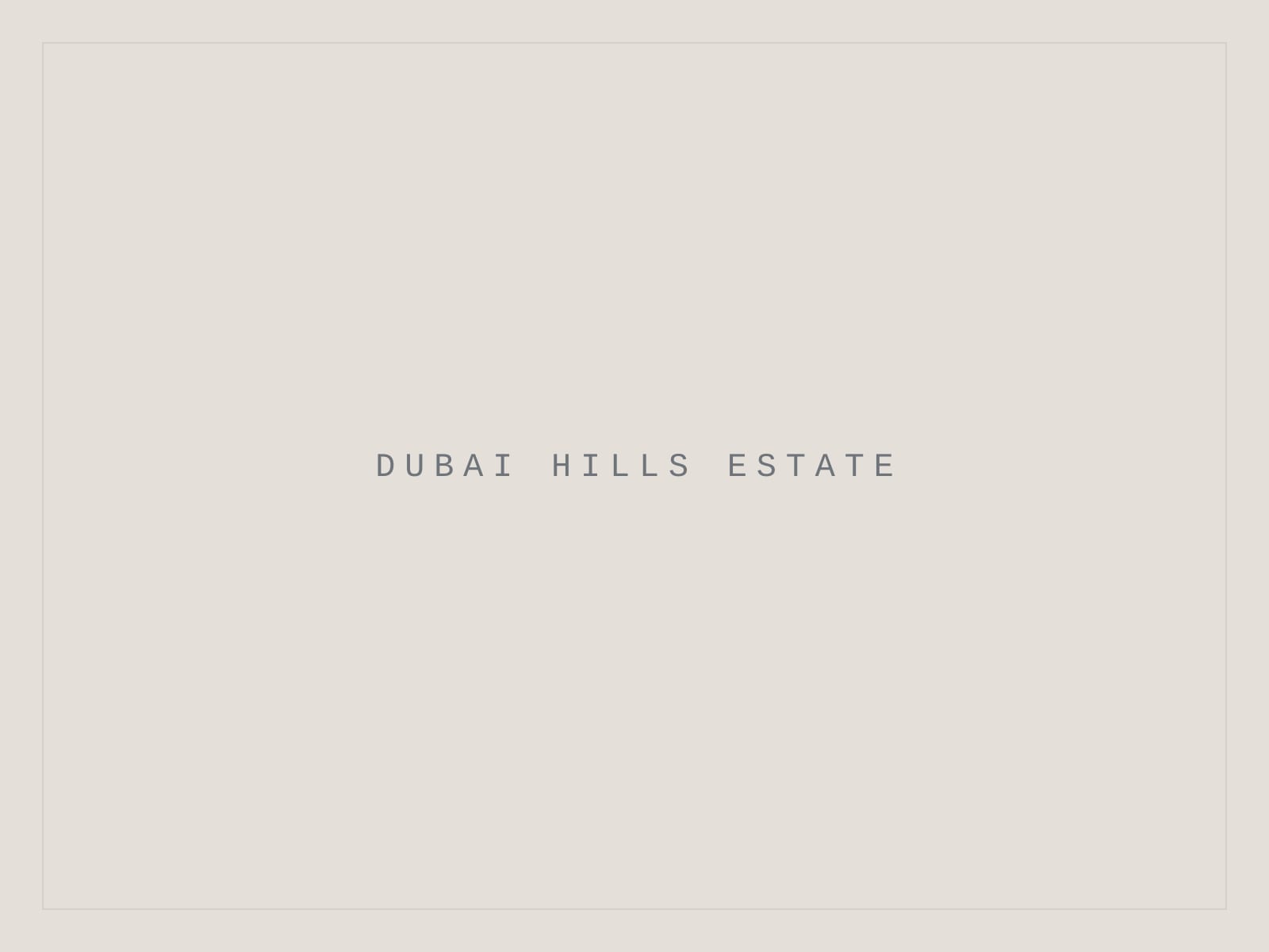 Dubai Hills Estate
