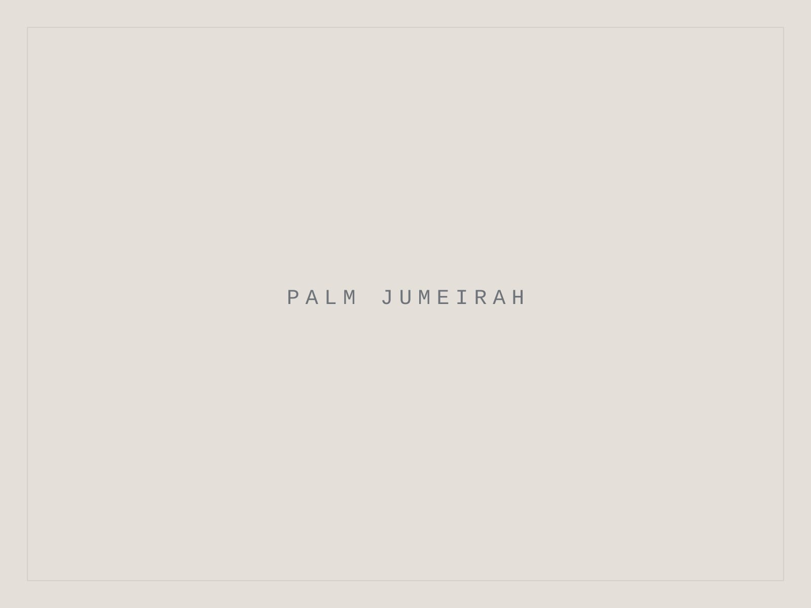 Palm Jumeirah